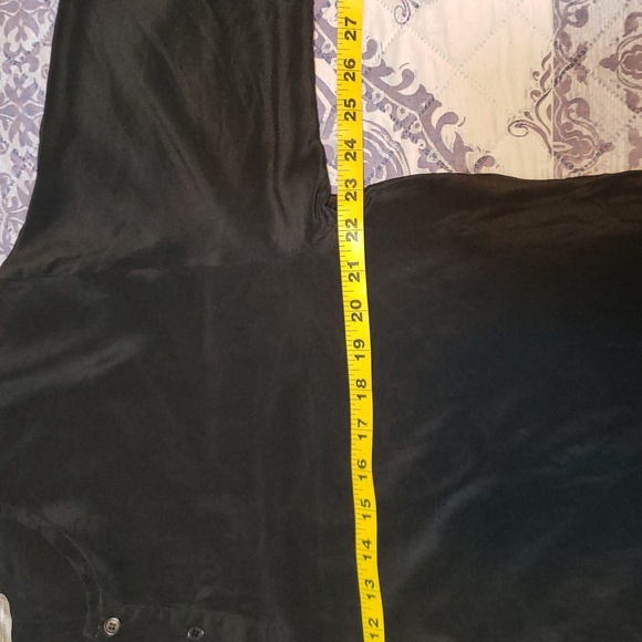 100% silk short-sleeved blouse - Picture 5 of 8